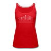 Louisville, Kentucky Women’s Tank Top - Skyline Women’s Louisville Tank Top - red