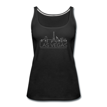 Las Vegas, Nevada Women’s Tank Top - Skyline Women’s Las Vegas Tank Top - black