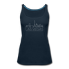 Las Vegas, Nevada Women’s Tank Top - Skyline Women’s Las Vegas Tank Top - deep navy