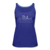 Memphis, Tennessee Women’s Tank Top - Skyline Women’s Memphis Tank Top - royal blue