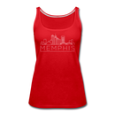 Memphis, Tennessee Women’s Tank Top - Skyline Women’s Memphis Tank Top - red