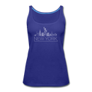 New York Women’s Tank Top - Skyline Women’s New York Tank Top - royal blue