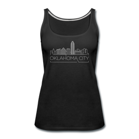 Oklahoma City, Oklahoma Women’s Tank Top - Skyline Women’s Oklahoma City Tank Top - black