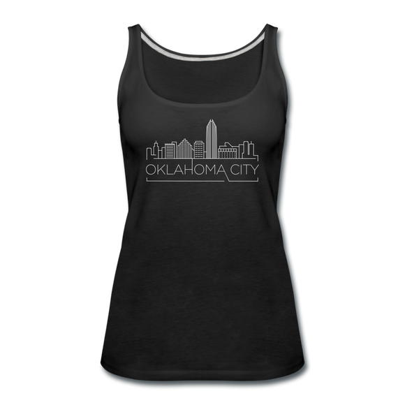 Oklahoma City, Oklahoma Women’s Tank Top - Skyline Women’s Oklahoma City Tank Top - black