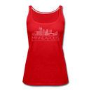 Minneapolis, Minnesota Women’s Tank Top - Skyline Women’s Minneapolis Tank Top - red