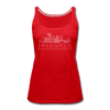 Minneapolis, Minnesota Women’s Tank Top - Skyline Women’s Minneapolis Tank Top - red