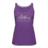 Minneapolis, Minnesota Women’s Tank Top - Skyline Women’s Minneapolis Tank Top - purple