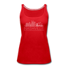 Nashville, Tennessee Women’s Tank Top - Skyline Women’s Nashville Tank Top - red