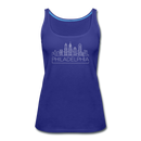 Philadelphia, Pennsylvania Women’s Tank Top - Skyline Women’s Philadelphia Tank Top - royal blue