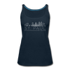 Saint Paul, Minnesota Women’s Tank Top - Skyline Women’s Saint Paul Tank Top - deep navy
