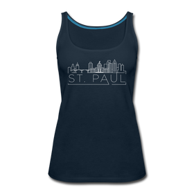 Saint Paul, Minnesota Women’s Tank Top - Skyline Women’s Saint Paul Tank Top