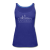 San Diego, California Women’s Tank Top - Skyline Women’s San Diego Tank Top - royal blue