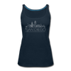 San Diego, California Women’s Tank Top - Skyline Women’s San Diego Tank Top - deep navy