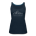 San Diego, California Women’s Tank Top - Skyline Women’s San Diego Tank Top - deep navy