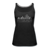 Pittsburgh, Pennsylvania Women’s Tank Top - Skyline Women’s Pittsburgh Tank Top - black