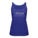 Sacramento, California Women’s Tank Top - Skyline Women’s Sacramento Tank Top - royal blue