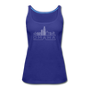 Omaha, Nebraska Women’s Tank Top - Skyline Women’s Omaha Tank Top - royal blue