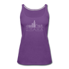 Omaha, Nebraska Women’s Tank Top - Skyline Women’s Omaha Tank Top - purple