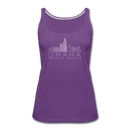 Omaha, Nebraska Women’s Tank Top - Skyline Women’s Omaha Tank Top - purple