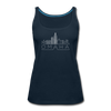 Omaha, Nebraska Women’s Tank Top - Skyline Women’s Omaha Tank Top - deep navy