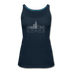 Omaha, Nebraska Women’s Tank Top - Skyline Women’s Omaha Tank Top - deep navy