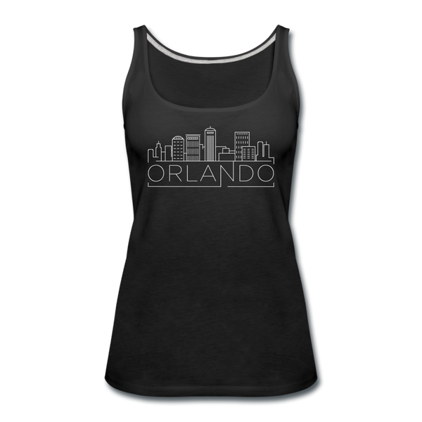 Orlando, Florida Women’s Tank Top - Skyline Women’s Orlando Tank Top - black