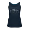 Orlando, Florida Women’s Tank Top - Skyline Women’s Orlando Tank Top - deep navy