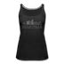 Sioux Falls, South Dakota Women’s Tank Top - Skyline Women’s Sioux Falls Tank Top - black