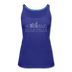 Sioux Falls, South Dakota Women’s Tank Top - Skyline Women’s Sioux Falls Tank Top - royal blue