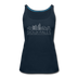 Sioux Falls, South Dakota Women’s Tank Top - Skyline Women’s Sioux Falls Tank Top - deep navy