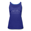 Phoenix, Arizona Women’s Tank Top - Skyline Women’s Phoenix Tank Top - royal blue