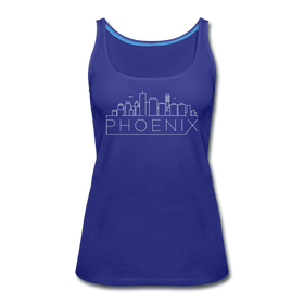 Phoenix, Arizona Women’s Tank Top - Skyline Women’s Phoenix Tank Top - royal blue