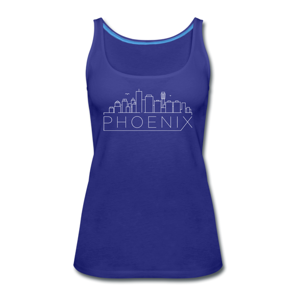 Phoenix, Arizona Women’s Tank Top - Skyline Women’s Phoenix Tank Top - royal blue
