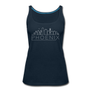 Phoenix, Arizona Women’s Tank Top - Skyline Women’s Phoenix Tank Top - deep navy