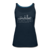 Portland, Oregon Women’s Tank Top - Skyline Women’s Portland Tank Top - deep navy