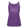 Savannah, Georgia Women’s Tank Top - Skyline Women’s Savannah Tank Top - purple