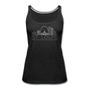 St. Louis, Missouri Women’s Tank Top - Skyline Women’s St. Louis Tank Top - black