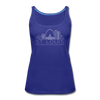 St. Louis, Missouri Women’s Tank Top - Skyline Women’s St. Louis Tank Top - royal blue