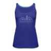 Virginia Beach, Virginia Women’s Tank Top - Skyline Women’s Virginia Beach Tank Top - royal blue