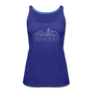 Virginia Beach, Virginia Women’s Tank Top - Skyline Women’s Virginia Beach Tank Top - royal blue