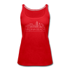 Virginia Beach, Virginia Women’s Tank Top - Skyline Women’s Virginia Beach Tank Top - red