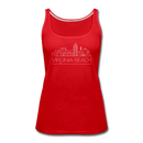 Virginia Beach, Virginia Women’s Tank Top - Skyline Women’s Virginia Beach Tank Top - red