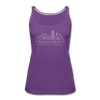 Virginia Beach, Virginia Women’s Tank Top - Skyline Women’s Virginia Beach Tank Top - purple
