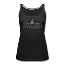Washington DC Women’s Tank Top - Skyline Women’s Washington DC Tank Top - black