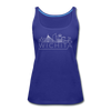 Wichita, Kansas Women’s Tank Top - Skyline Women’s Wichita Tank Top - royal blue