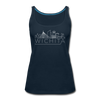 Wichita, Kansas Women’s Tank Top - Skyline Women’s Wichita Tank Top - deep navy