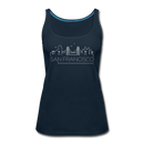 San Francisco, California Women’s Tank Top - Skyline Women’s San Francisco Tank Top - deep navy