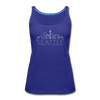 Seattle, Washington Women’s Tank Top - Skyline Women’s Seattle Tank Top - royal blue