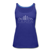 Tampa, Florida Women’s Tank Top - Skyline Women’s Tampa Tank Top - royal blue
