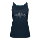 Tampa, Florida Women’s Tank Top - Skyline Women’s Tampa Tank Top - deep navy